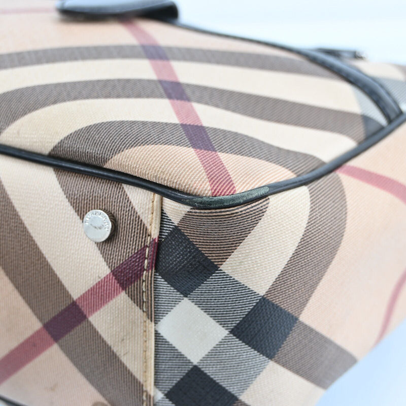 Burberry Nova Check Hand Bag Pvc