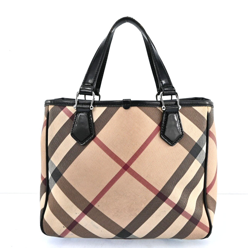 Burberry Nova Check Hand Bag Pvc