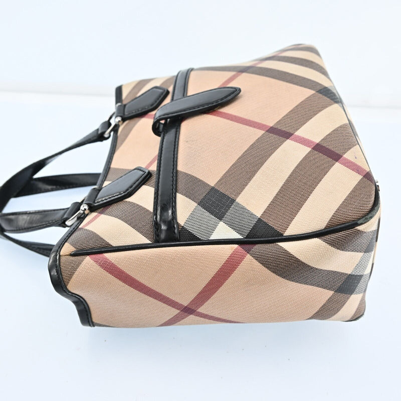 Burberry Nova Check Hand Bag Pvc