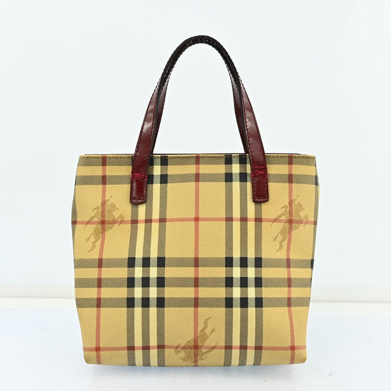 Burberry Nova Check Hand Bag Pvc