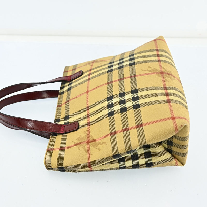 Burberry Nova Check Hand Bag Pvc