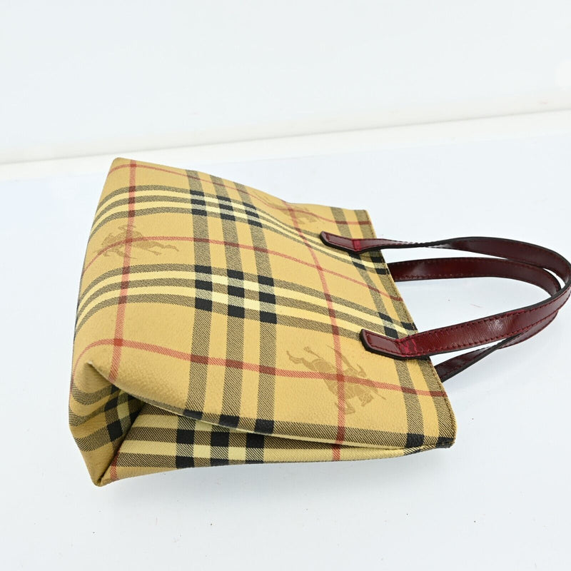 Burberry Nova Check Hand Bag Pvc