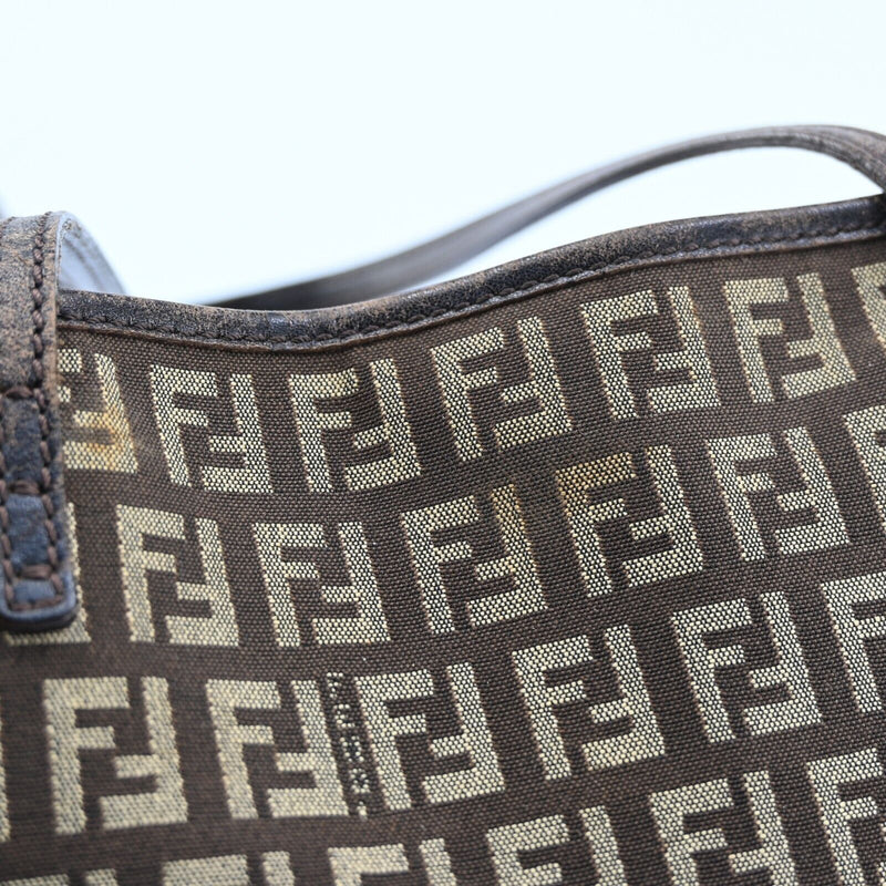 Fendi Zucchino Hand Bag Canvas