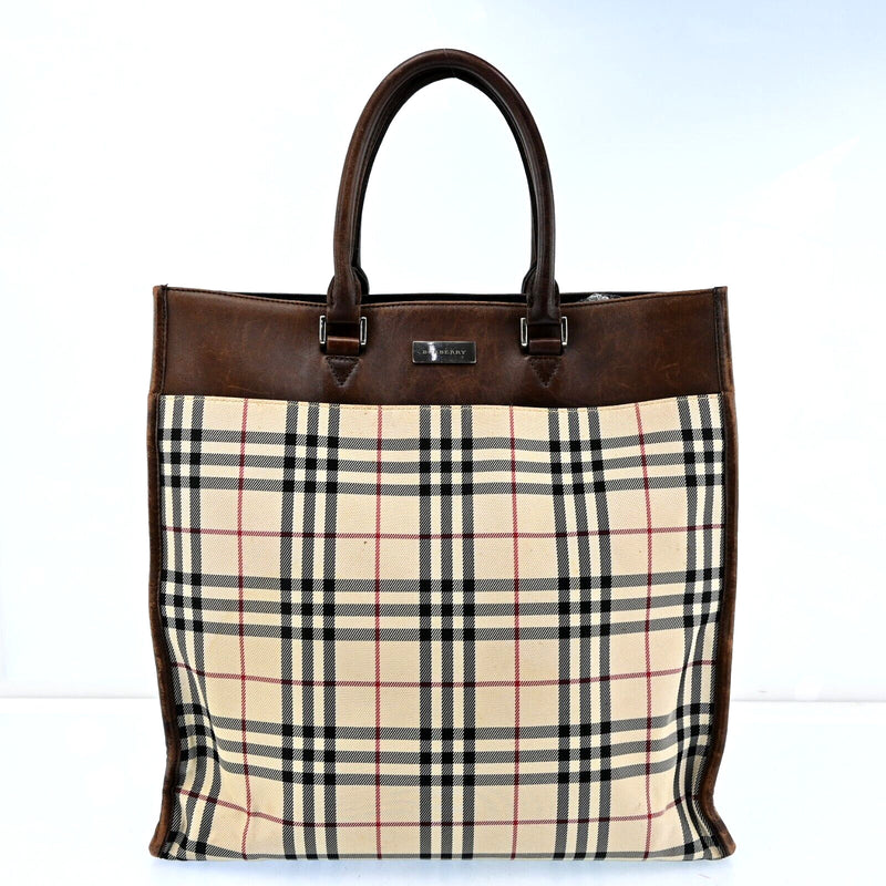 Burberry Nova Check Hand Tote Bag