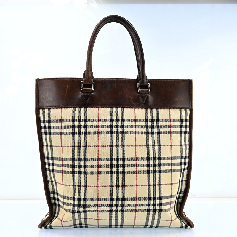 Burberry Nova Check Hand Tote Bag