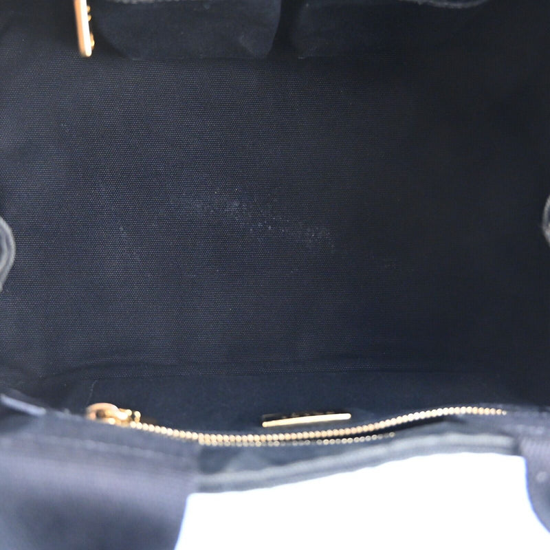 Prada Logos Canapa Canvas Hand Bag