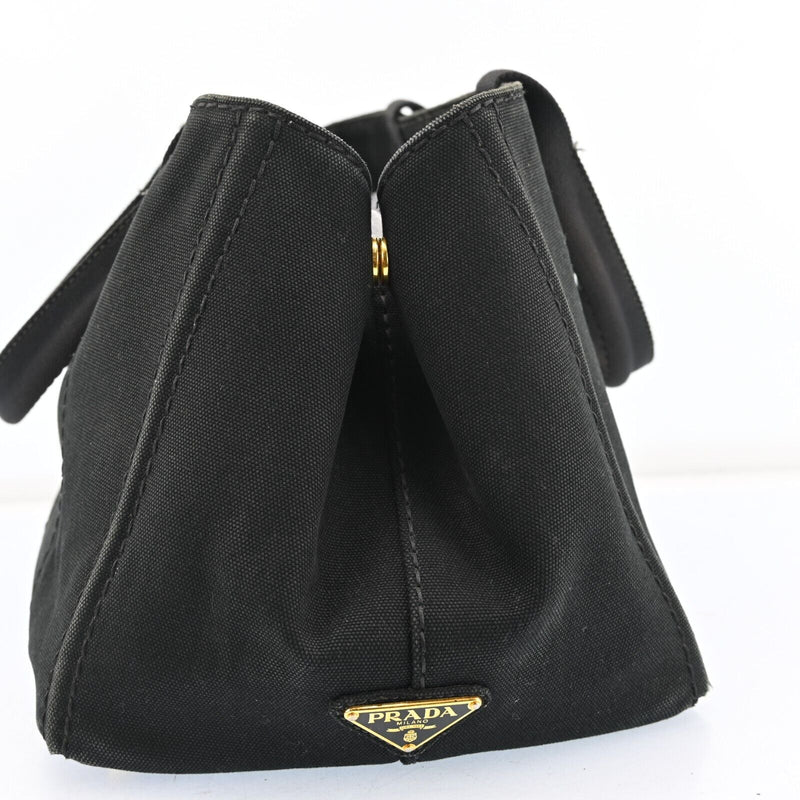 Prada Logos Canapa Canvas Hand Bag