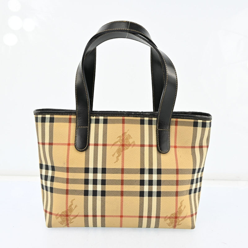 Burberry Nova Check Hand Bag Pvc