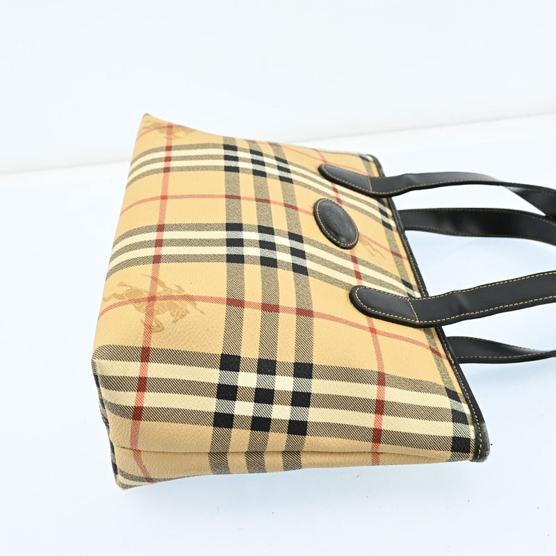 Burberry Nova Check Hand Bag Pvc