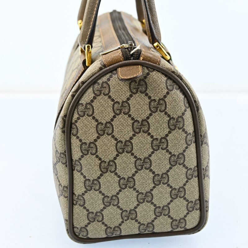 Gucci Web Sherry Line Boston Bag Pvc