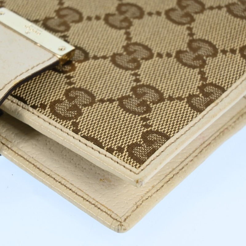 Gucci Gg Canvas Planner Cover Beige