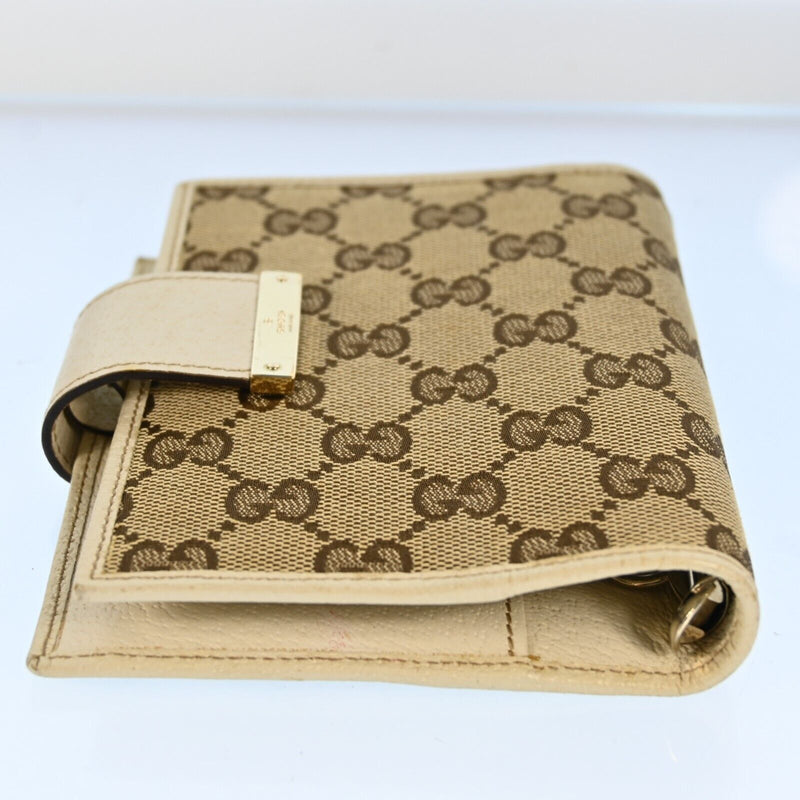 Gucci Gg Canvas Planner Cover Beige