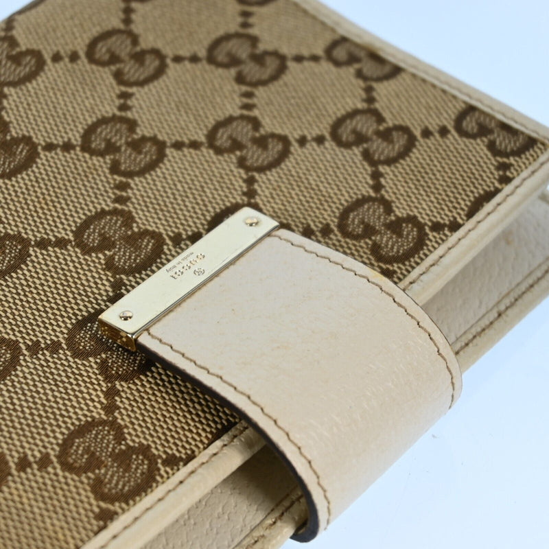 Gucci Gg Canvas Planner Cover Beige