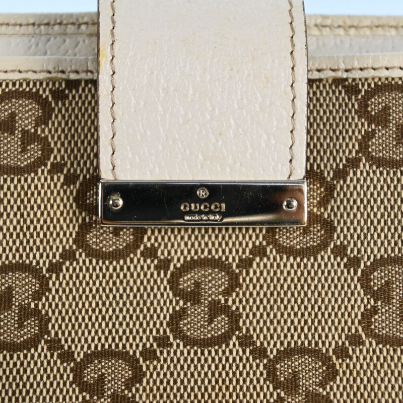 Gucci Gg Canvas Planner Cover Beige