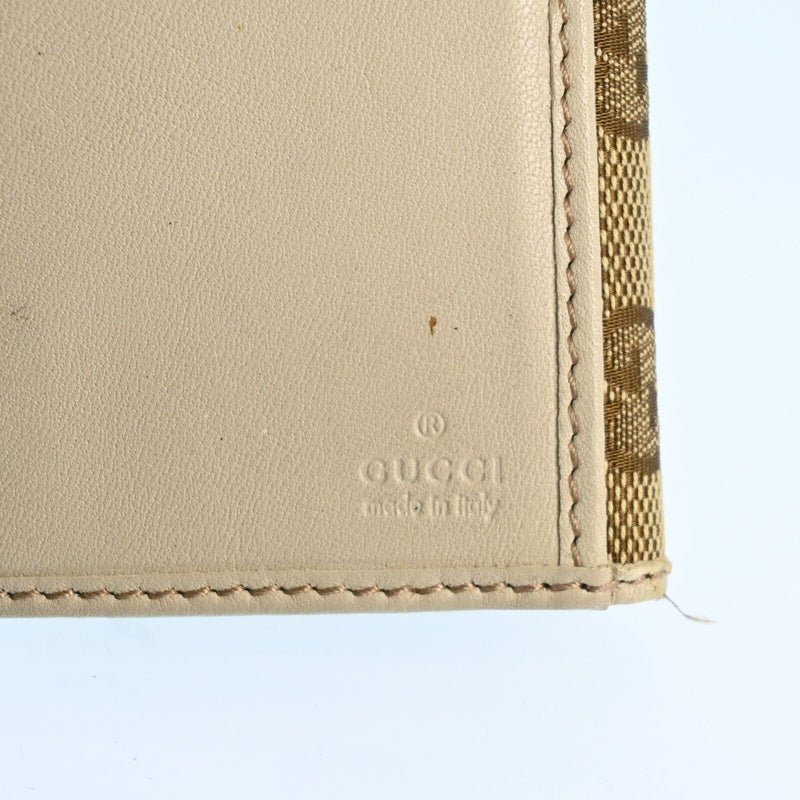 Gucci Gg Canvas Leather Long Wallet