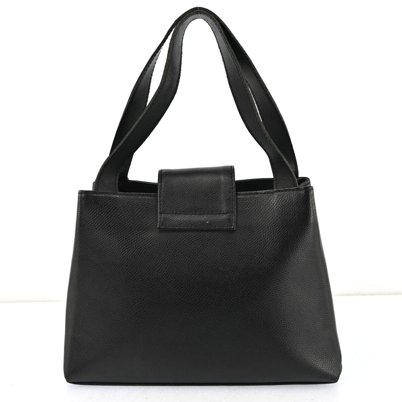 Mcm Leather Hand Bag Black