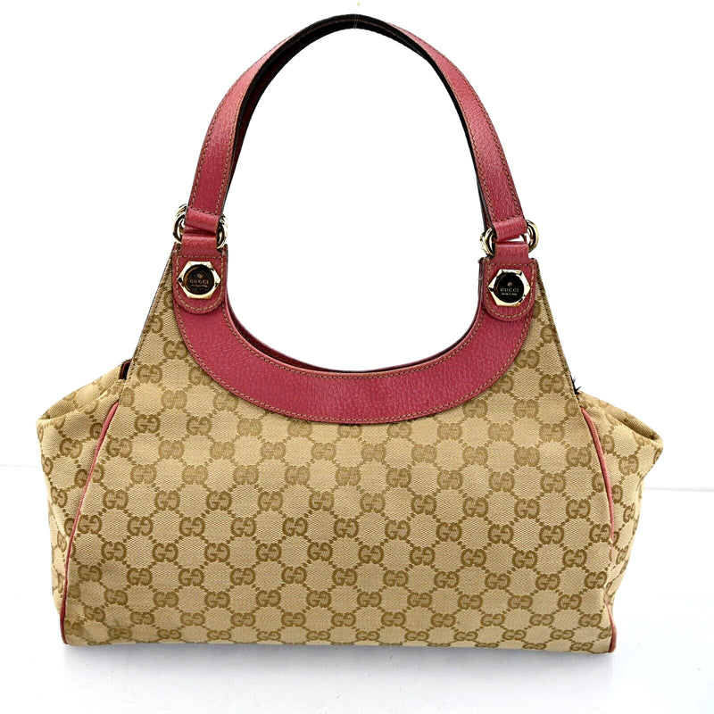 Gucci Gg Canvas Tote Bag Beige