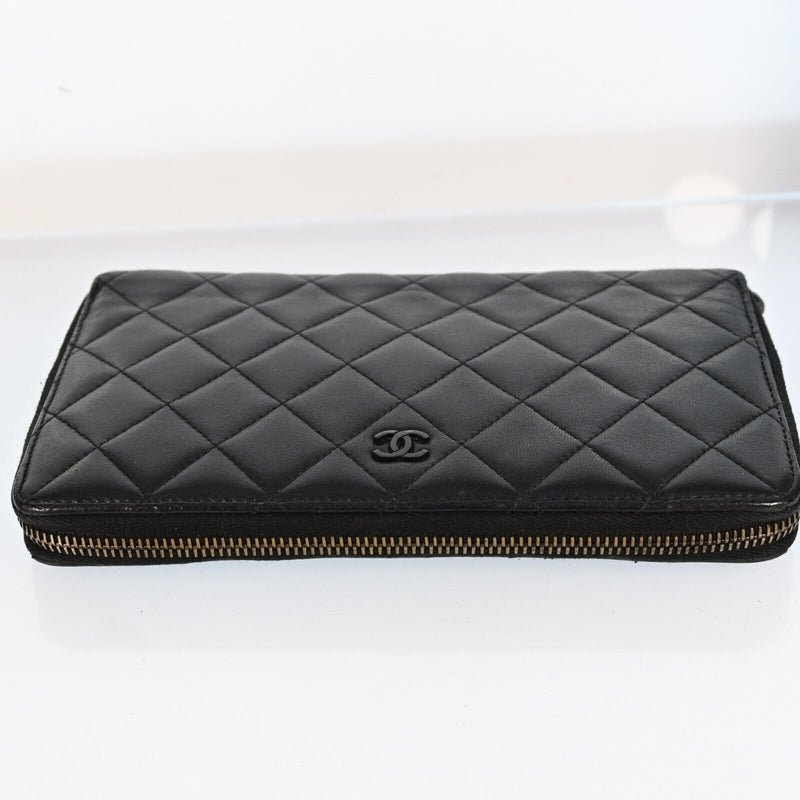 Chanel Lamb Skin Matelasse Cc Logo