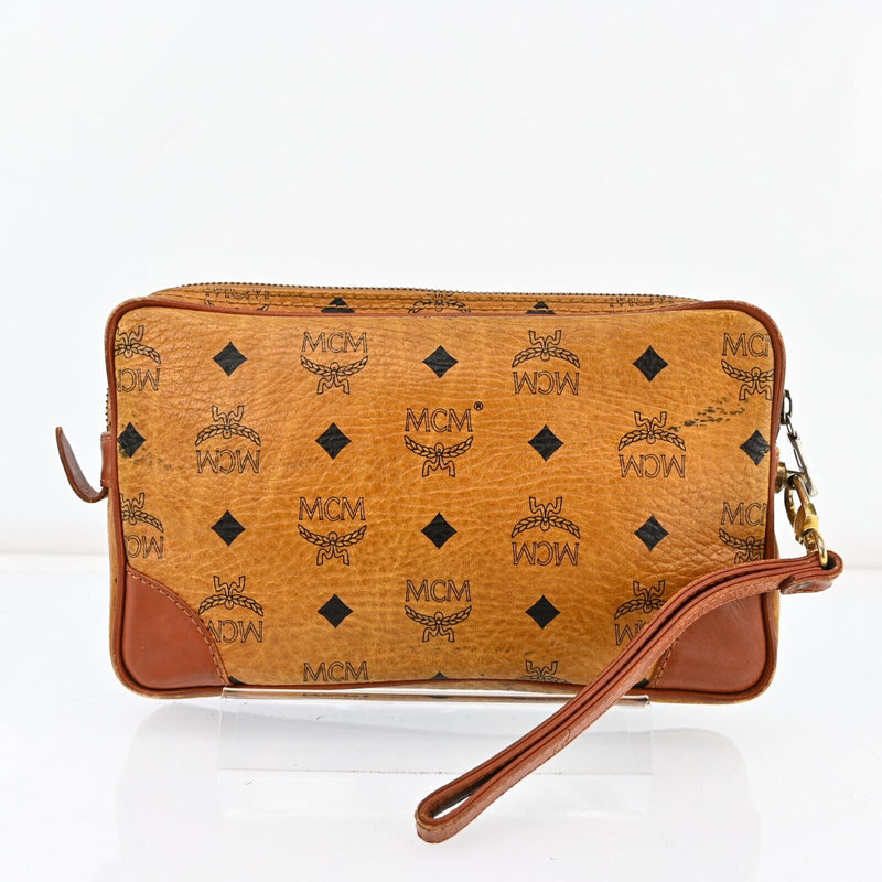 Mcm Vicetos Logogram Clutch Bag Pvc