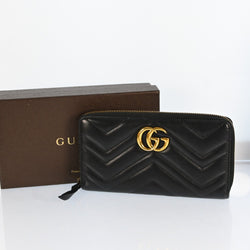 Gucci Gg Marmont Round Zipper Long