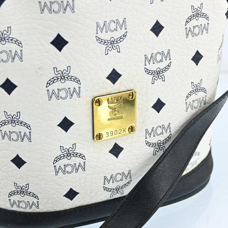 Mcm Visetos Leather Drawstring