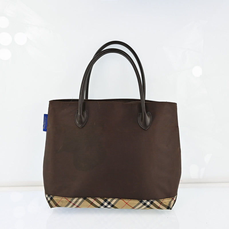 Burberry Nova Check Hand Bag Nylon