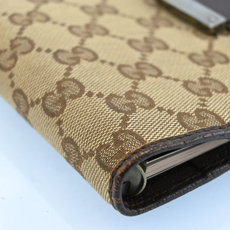 Gucci Gg Canvas Planner Cover Beige