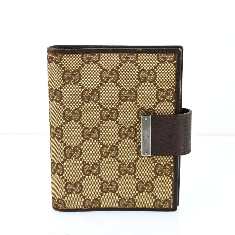 Gucci Gg Canvas Planner Cover Beige