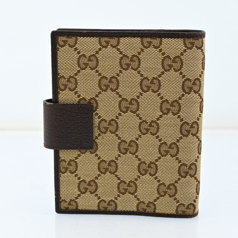 Gucci Gg Canvas Planner Cover Beige