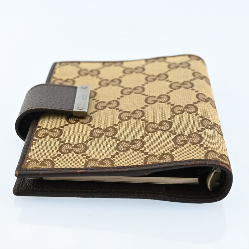 Gucci Gg Canvas Planner Cover Beige