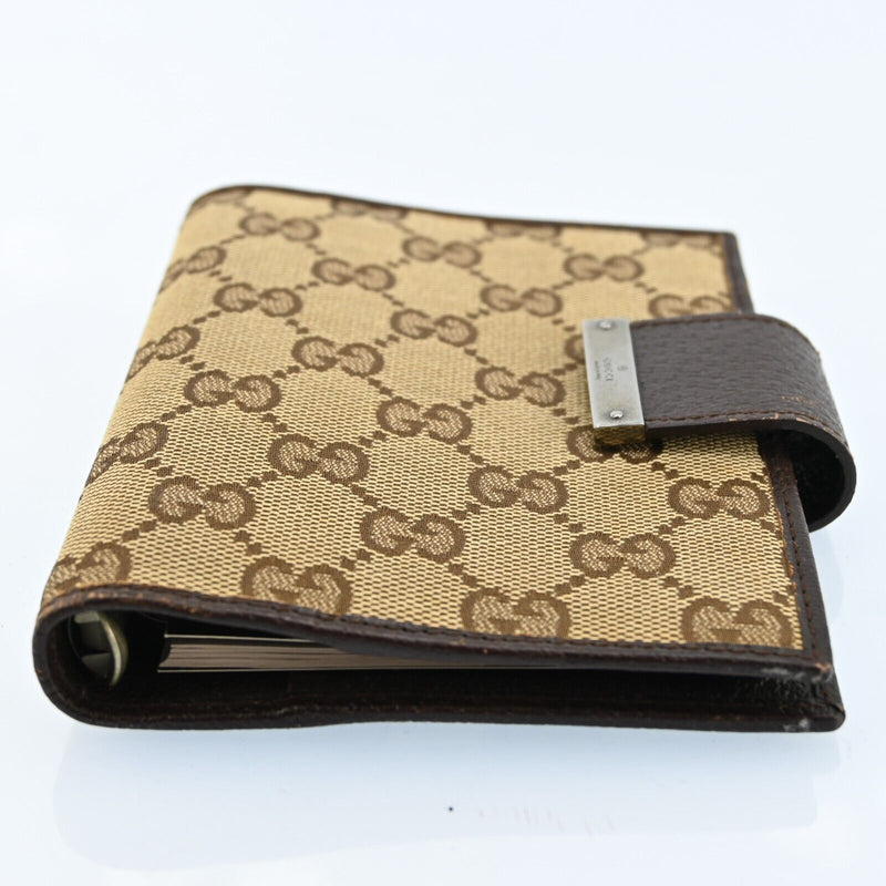 Gucci Gg Canvas Planner Cover Beige