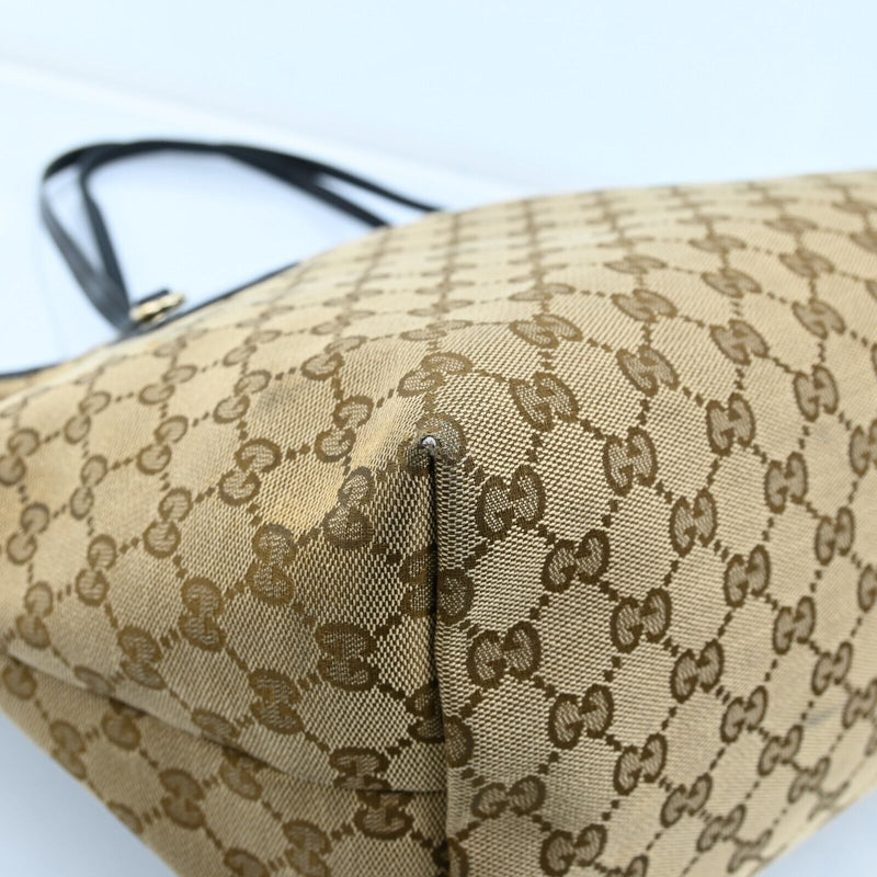 Gucci Gg Canvas Tote Bag Beige