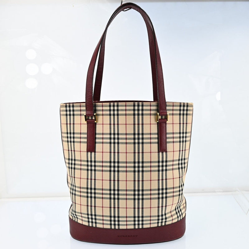 Burberry Nova Check Hand Tote Bag