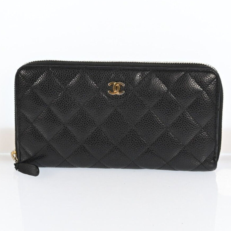 Chanel Zippy Wallet Matelasse Purse