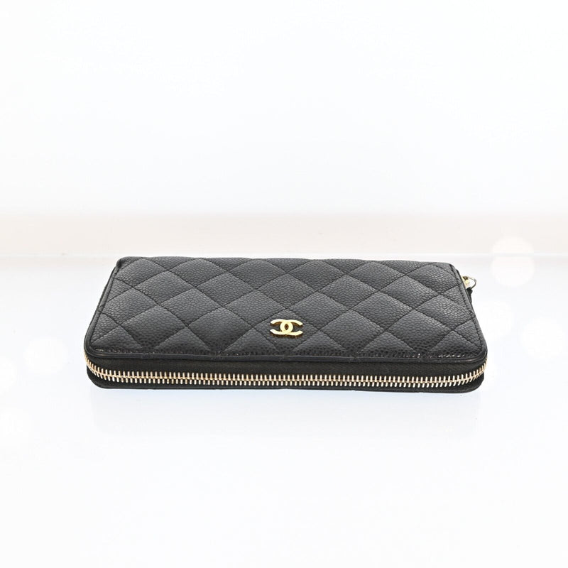 Chanel Zippy Wallet Matelasse Purse