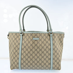 Gucci Gg Supreme Tote Bag Pvc Leather