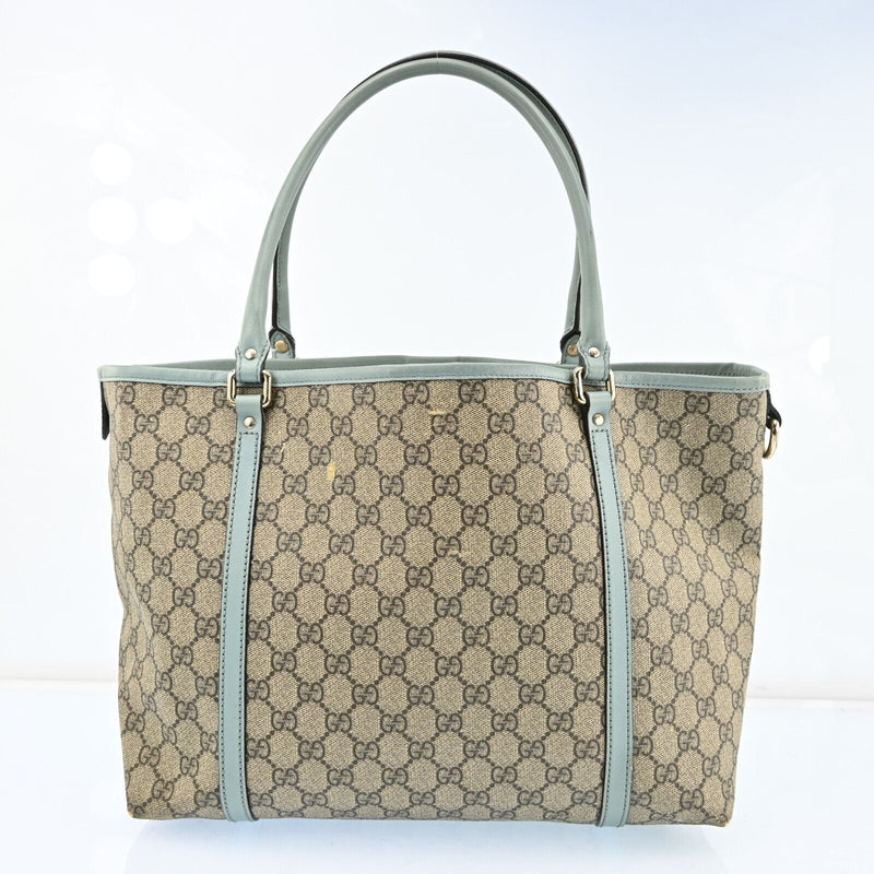 Gucci Gg Supreme Tote Bag Pvc Leather