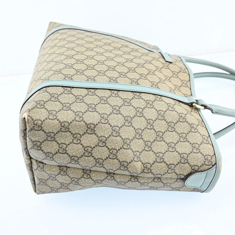 Gucci Gg Supreme Tote Bag Pvc Leather