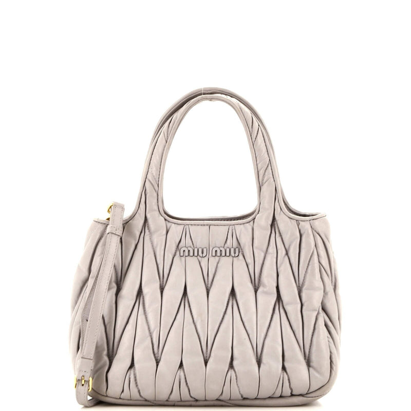 Miu Convertible Shopper Tote Matelasse