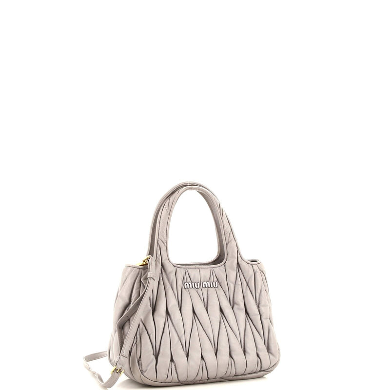 Miu Convertible Shopper Tote Matelasse