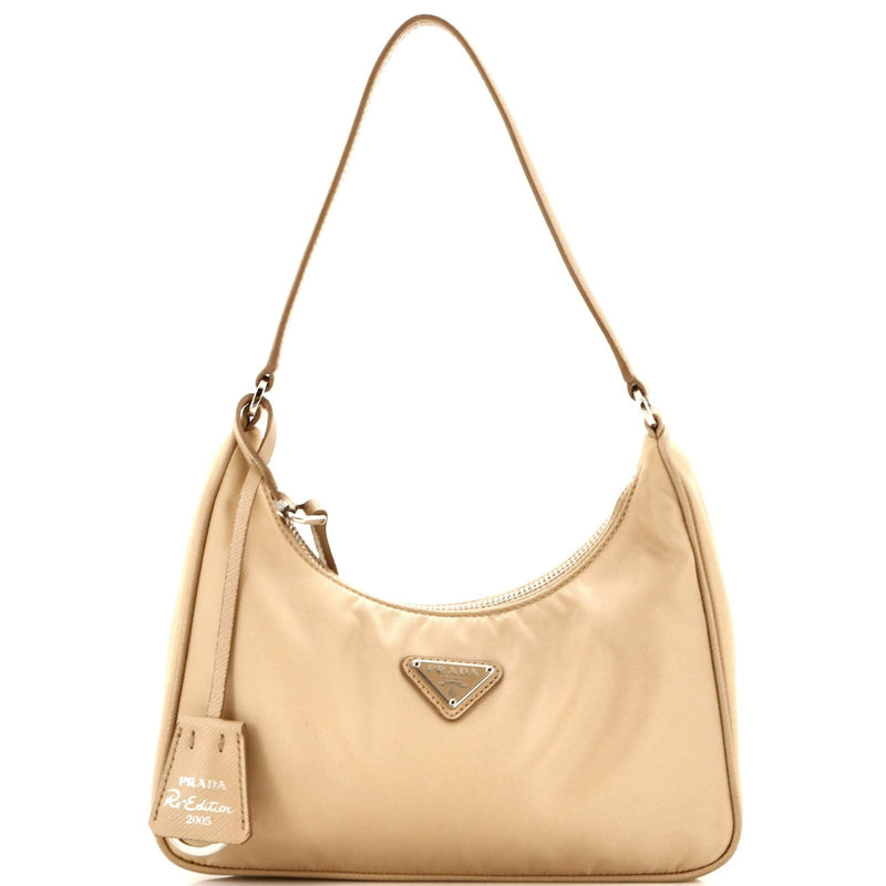 Prada Re-Edition Hobo Tessuto With