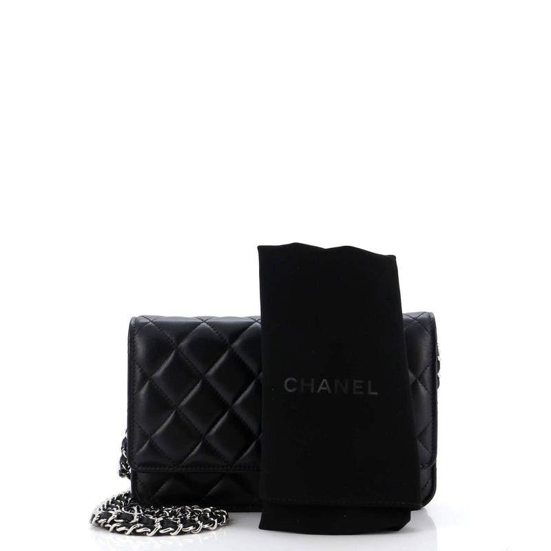 Chanel Wallet On Chain Quilted Lambskin