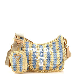 Prada Re-Edition Shoulder Bag Raffia