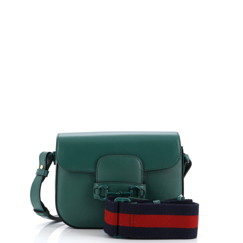 Gucci Horsebit Shoulder Bag Leather Mini