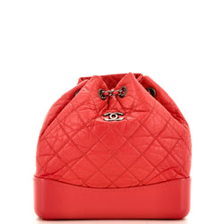 Chanel Gabrielle Backpack Quilted Aged