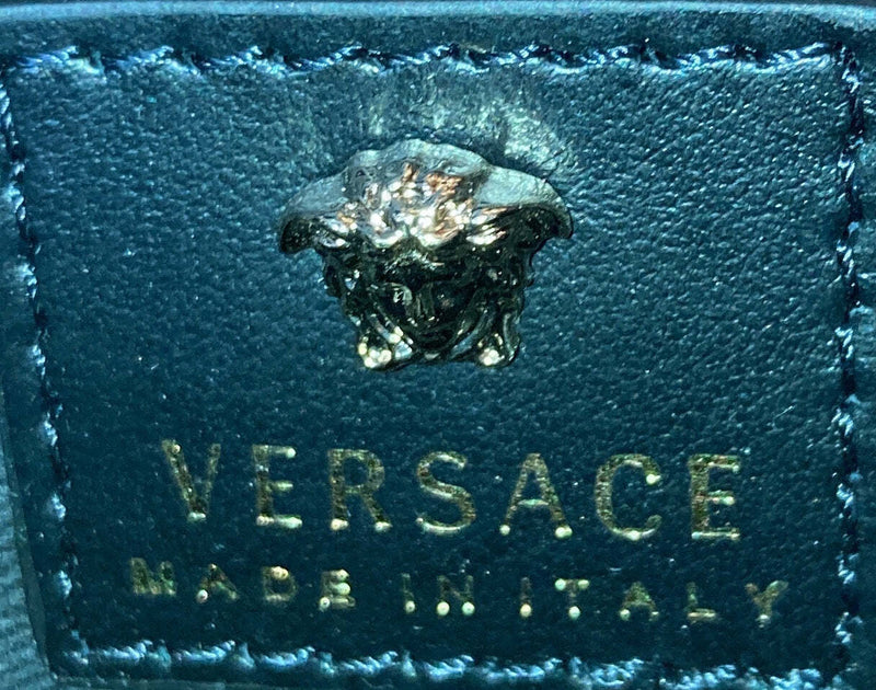 Versace Medusa Chain Clutch Leather