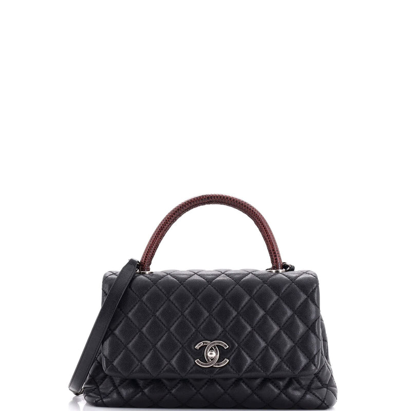 Chanel Coco Top Handle Bag Quilted