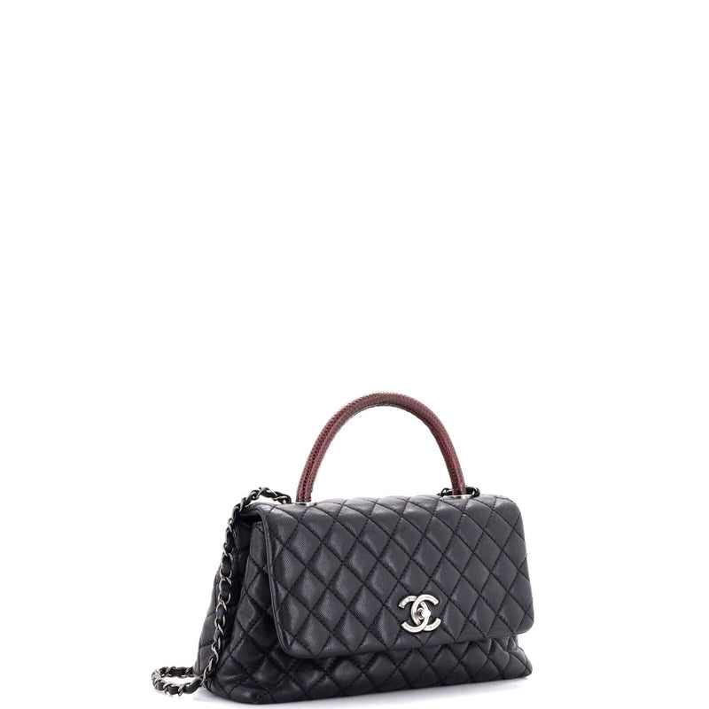 Chanel Coco Top Handle Bag Quilted