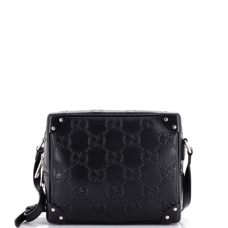 Gucci Trunk Shoulder Bag Gg Embossed