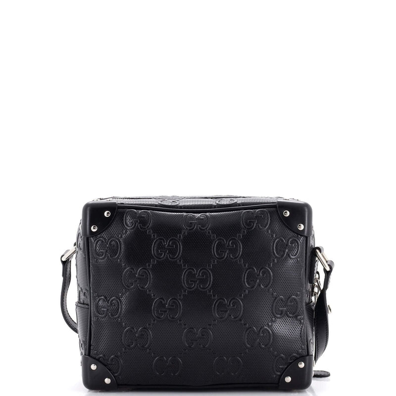 Gucci Trunk Shoulder Bag Gg Embossed